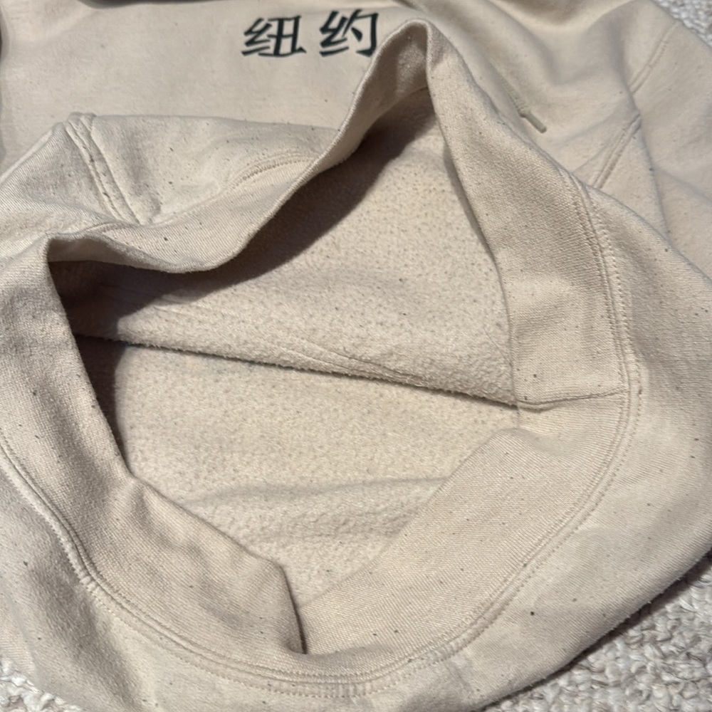 Artist union Men's Tan Hoodie size medium EUC - Picture 5 of 10